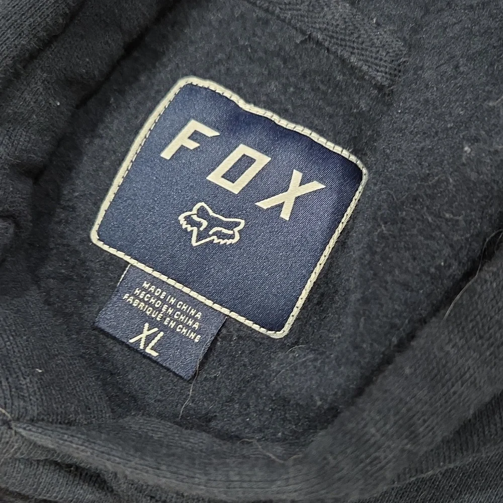 Fox Moto-X Race Team Navy Sweatshirt Hoodie - Picture 3 of 6
